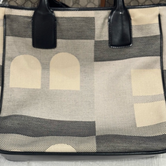 Bally Black Textured Handbag - Picture 2 of 8